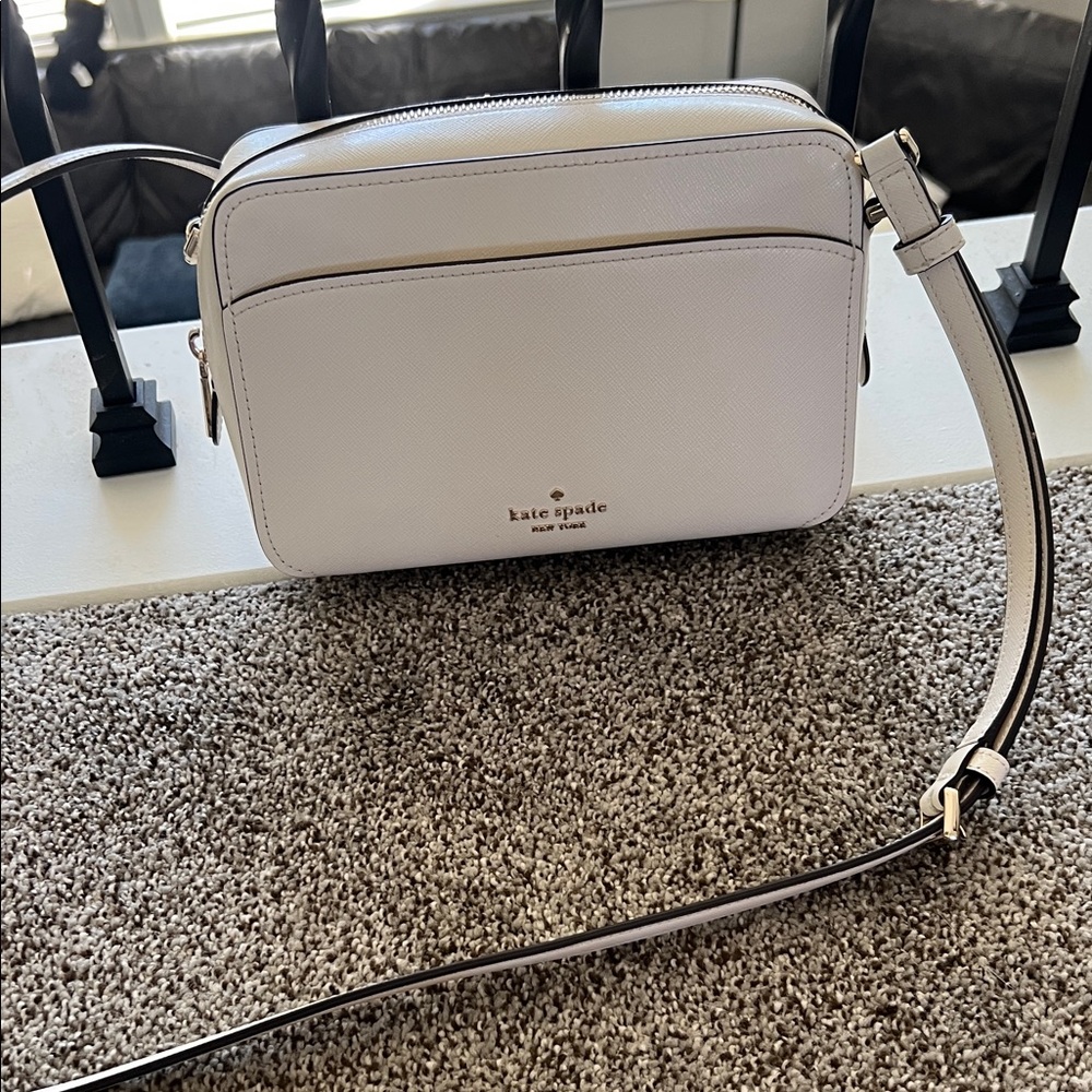 Kate Spade Elegant Cream Crossbody Bag
